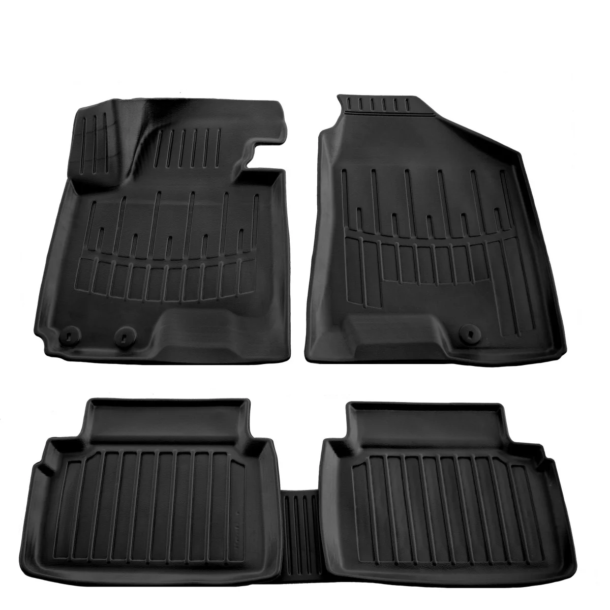"Gummifußmatten Auto 3D für HYUNDAI iX35 (2010-2015), passgenau, hochrand, mit Fangmulde image"