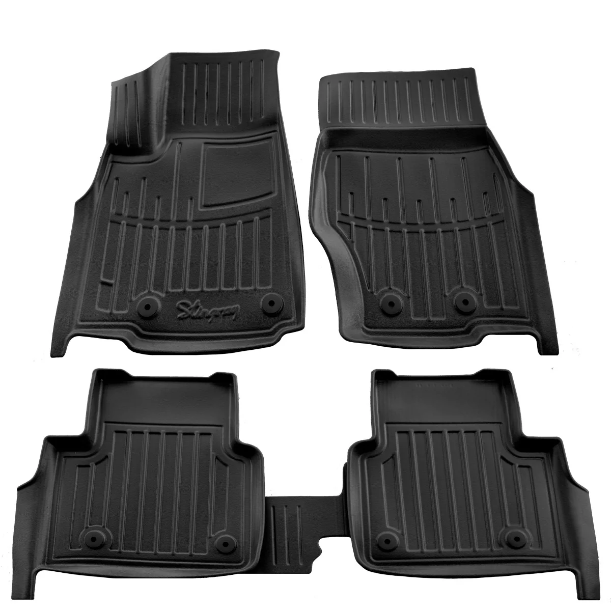 3D-Gummifußmatten für Jeep Grand Cherokee WL 7-Sitzer