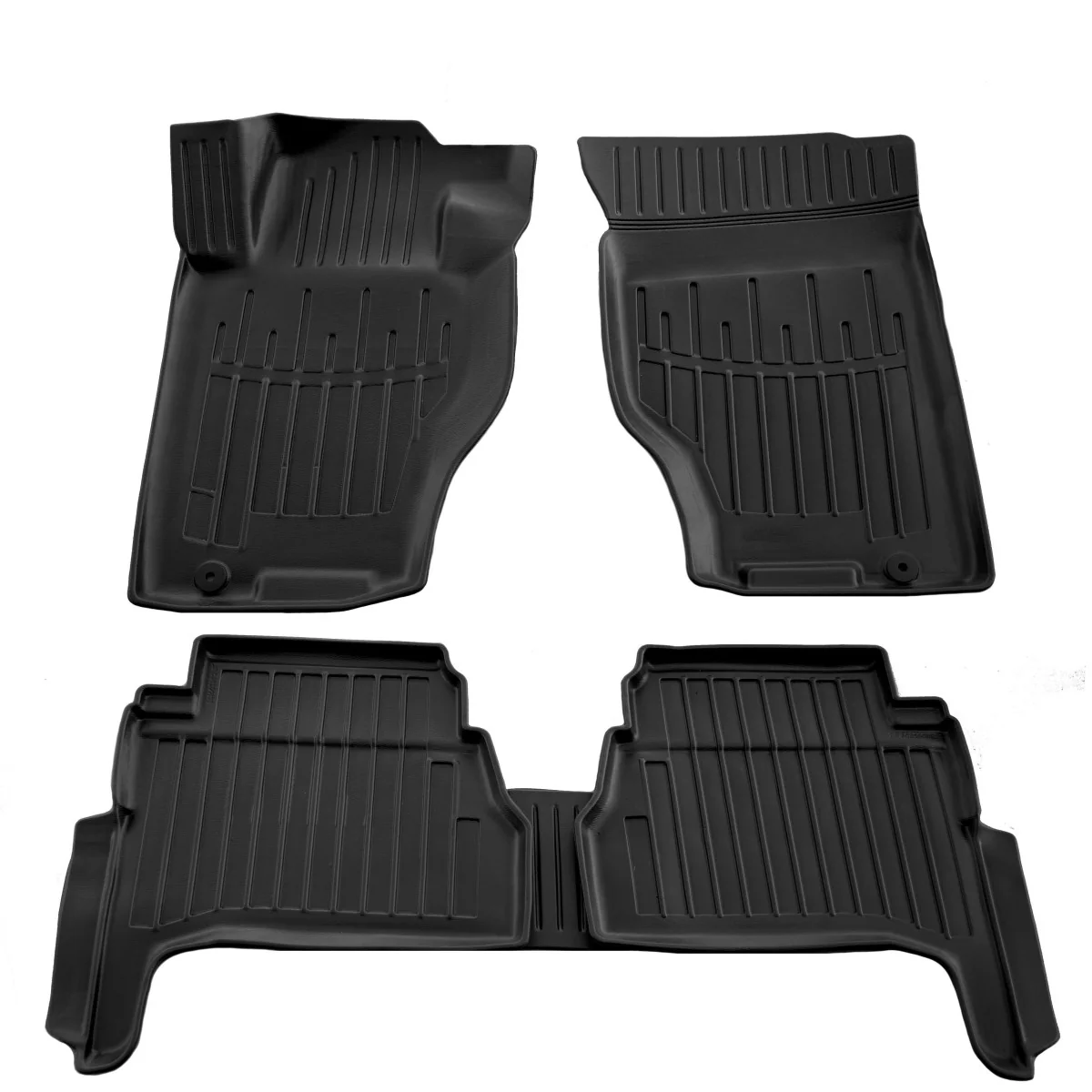 "Gummifußmatten Auto 3D für KIA Sorento I (BL) (2002-2009), passgenau, Polyurethan, geruchsneutral image"