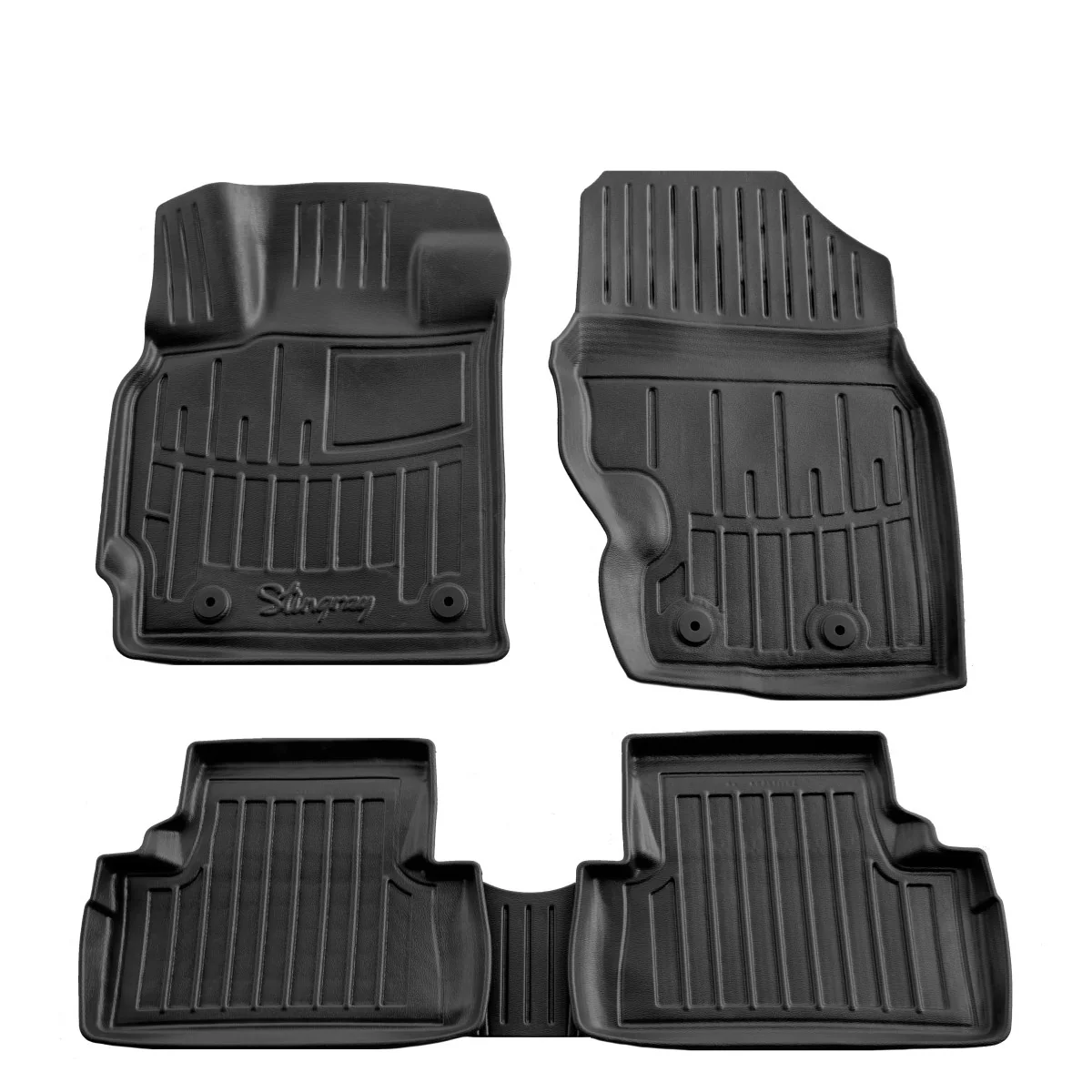 "Fußmatten Auto, Gummifußmatten 3D-Optik für MAZDA CX-7 (2006-2012), passgenaue Autofußmatten, hohe Seiten image"