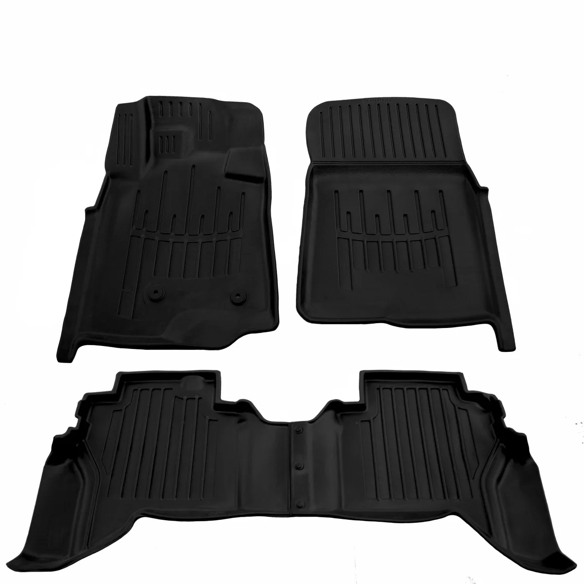 "Gummifußmatten Auto 3D für MITSUBISHI Pajero Wagon IV (V80) (2006-...), passgenaue Autofußmatten image"