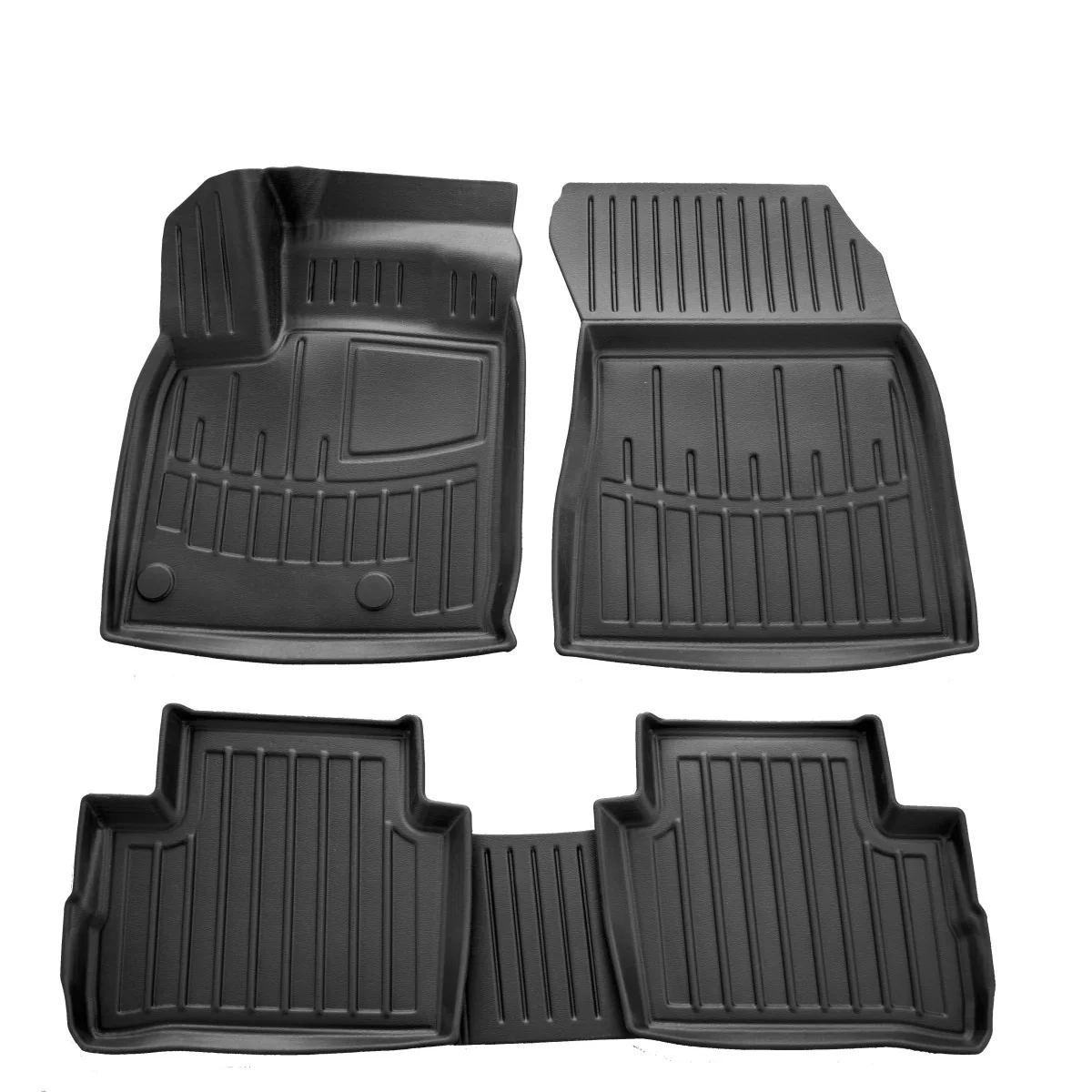 "Gummifußmatten Auto 3D passgenau für Nissan Qashqai (J12) (2021-2024) (nicht e-power), Polyurethan image"
