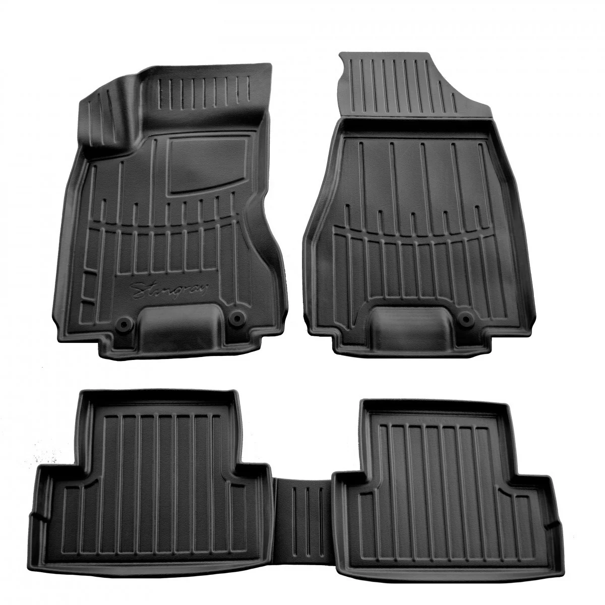 "Gummifußmatten Auto für NISSAN X-Trail (T31) (2007-2014), 3D, passgenau, Autofußmatten image"
