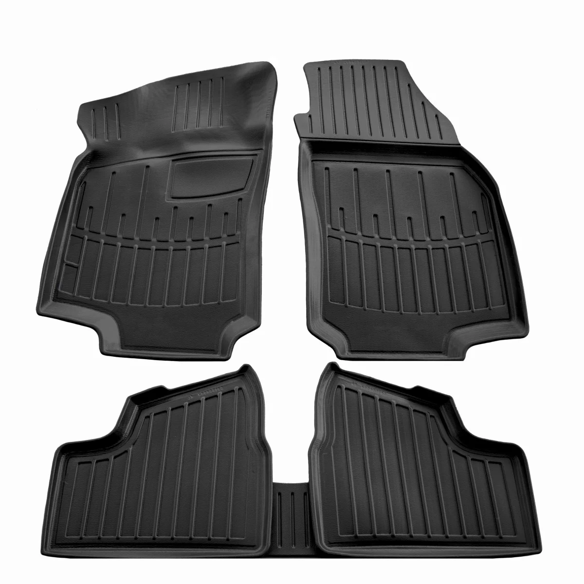 "Gummifußmatten Auto für OPEL Astra G (1998-2004), 3D, passgenaue Autofußmatten image"