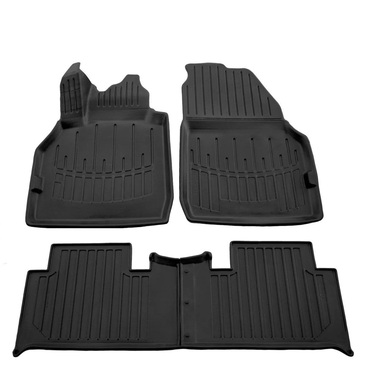 "Fußmatten Auto, Gummimatten Auto 3D für RENAULT Scenic II (2003-2009), passgenaue Autofußmatten image"