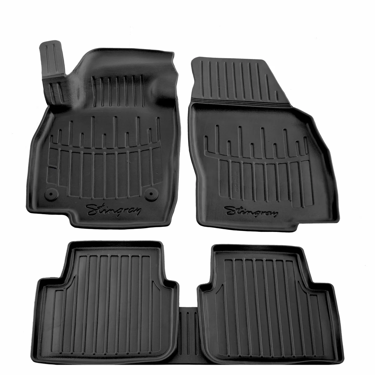 "Fußmatten Auto, Gummimatten für SKODA Kamiq (2019-...), 3D, passgenau, Polyurethan, wasserdicht, geruchlos image"