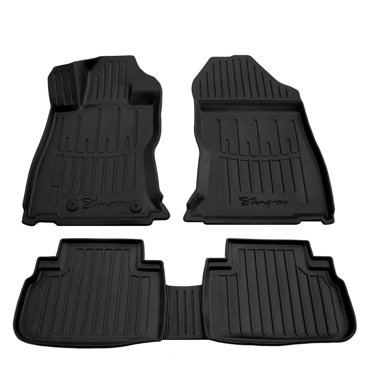 "Gummifußmatten Auto für Subaru Forester (SK) (2018-...), 3D, passgenau, Hochrand, Polyurethan image"