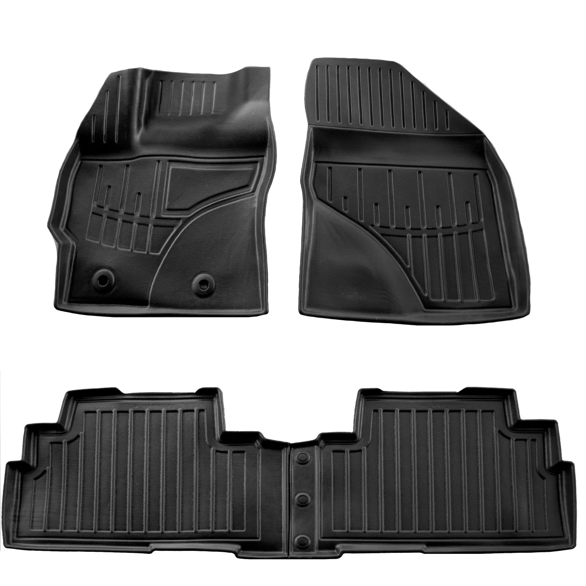 "Fußmatten Auto, Gummifußmatten 3D Set für TOYOTA Verso (R20) (2009-2018), passgenaue Autofußmatten image"