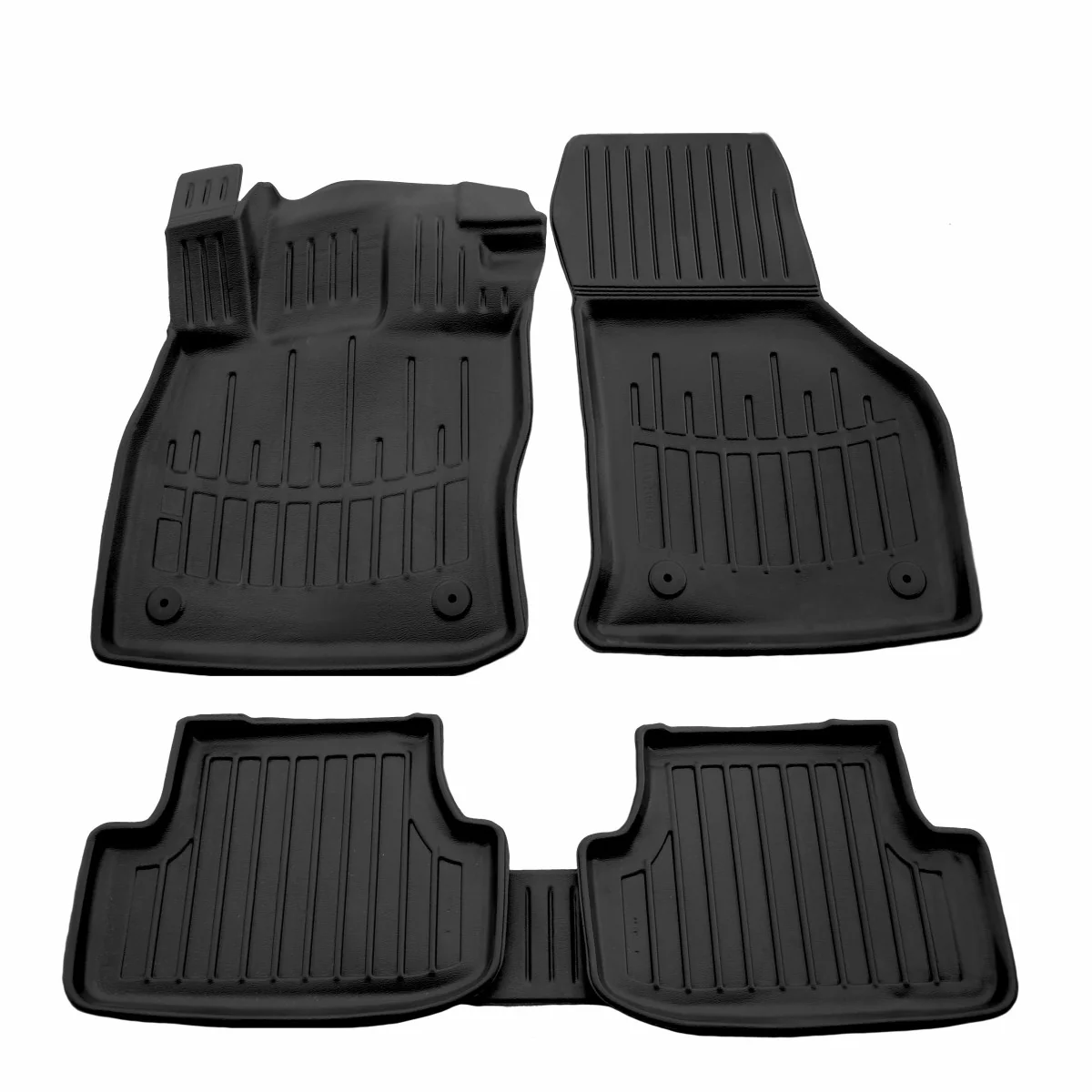 "Gummifußmatten Auto 3D für VOLKSWAGEN Golf VIII (2020-...), passgenau, Hochrand, Polyurethan image"