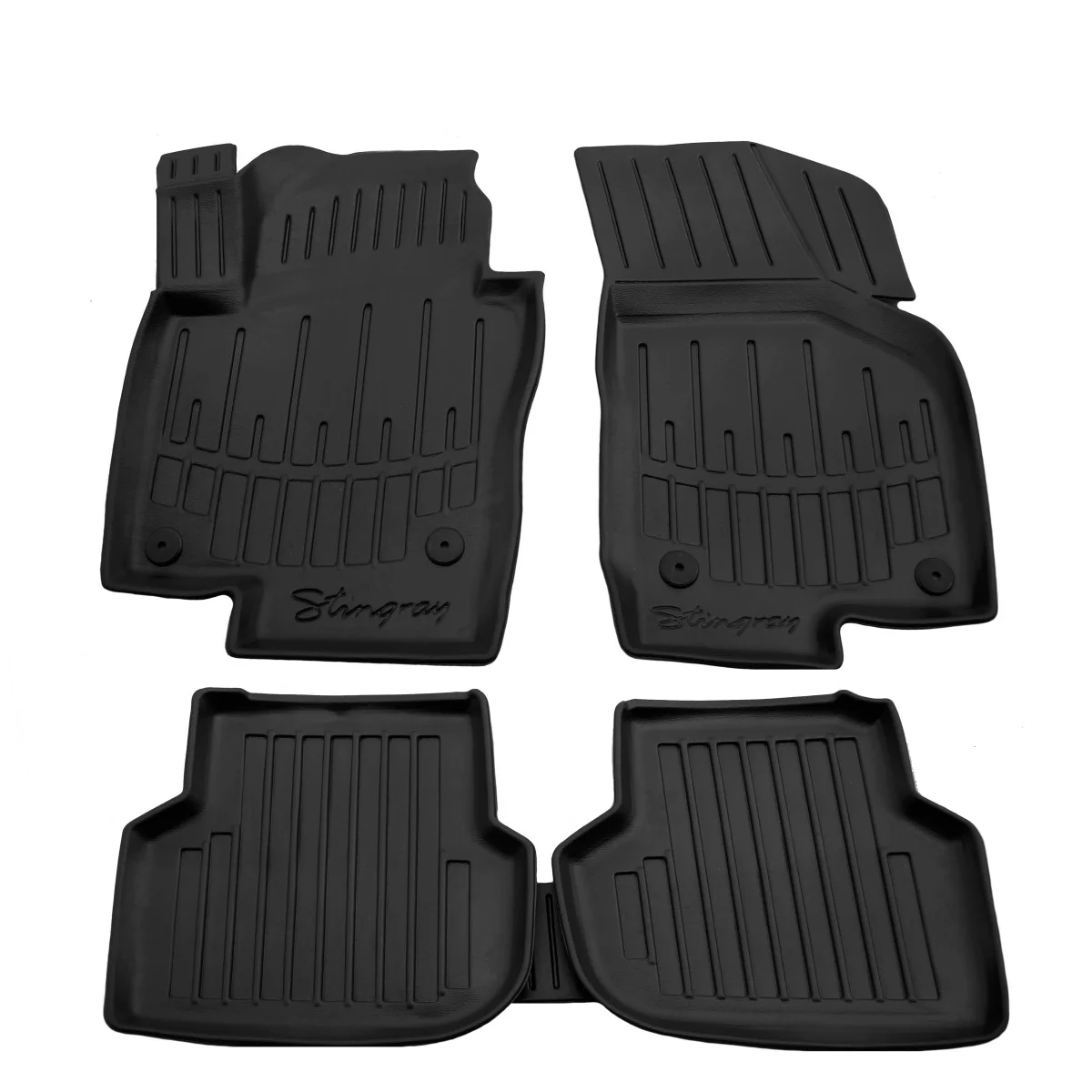 "Gummifußmatten Auto 3D für VOLKSWAGEN Jetta VI (A6) (2010-2018), passgenau image"