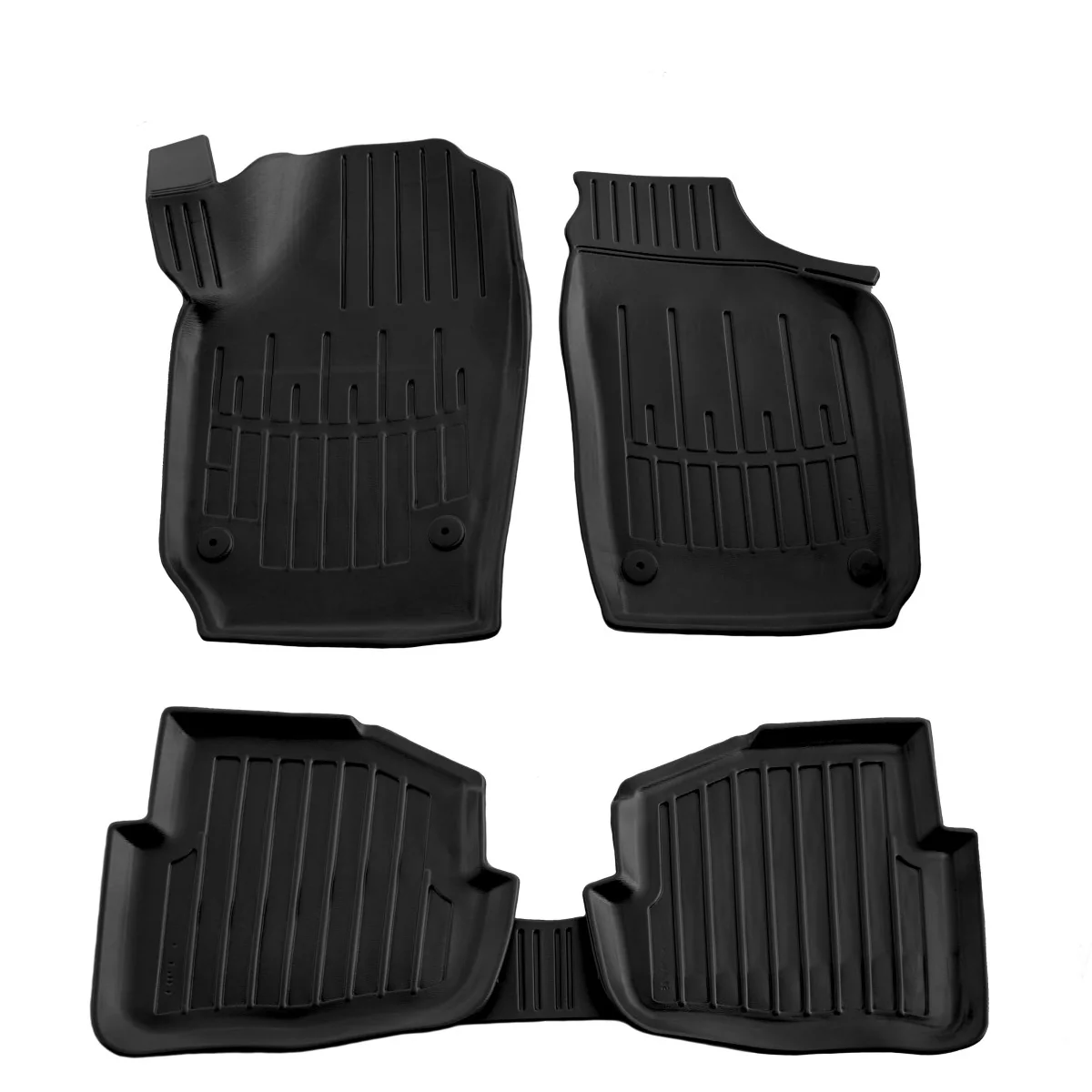 "Fußmatten Auto, Gummimatten Auto 3D für Polo IV (2001-2009), passgenaue Autofußmatten image"