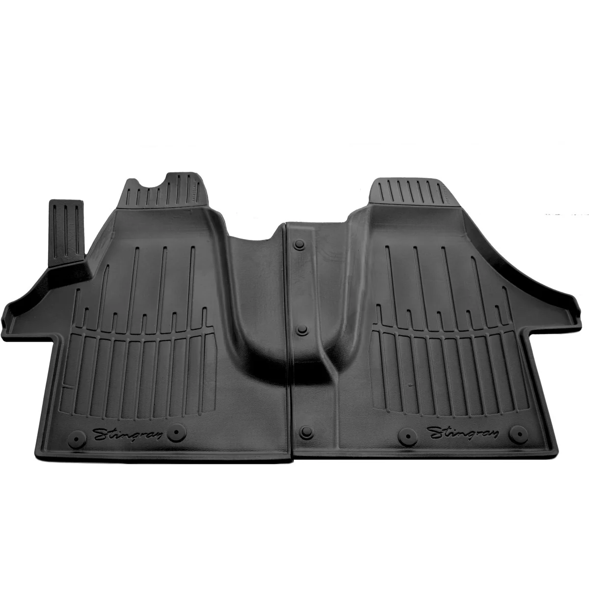 "Gummifußmatten Auto 3D für VOLKSWAGEN T5 (1plus1) (2003-2015), passgenau image"