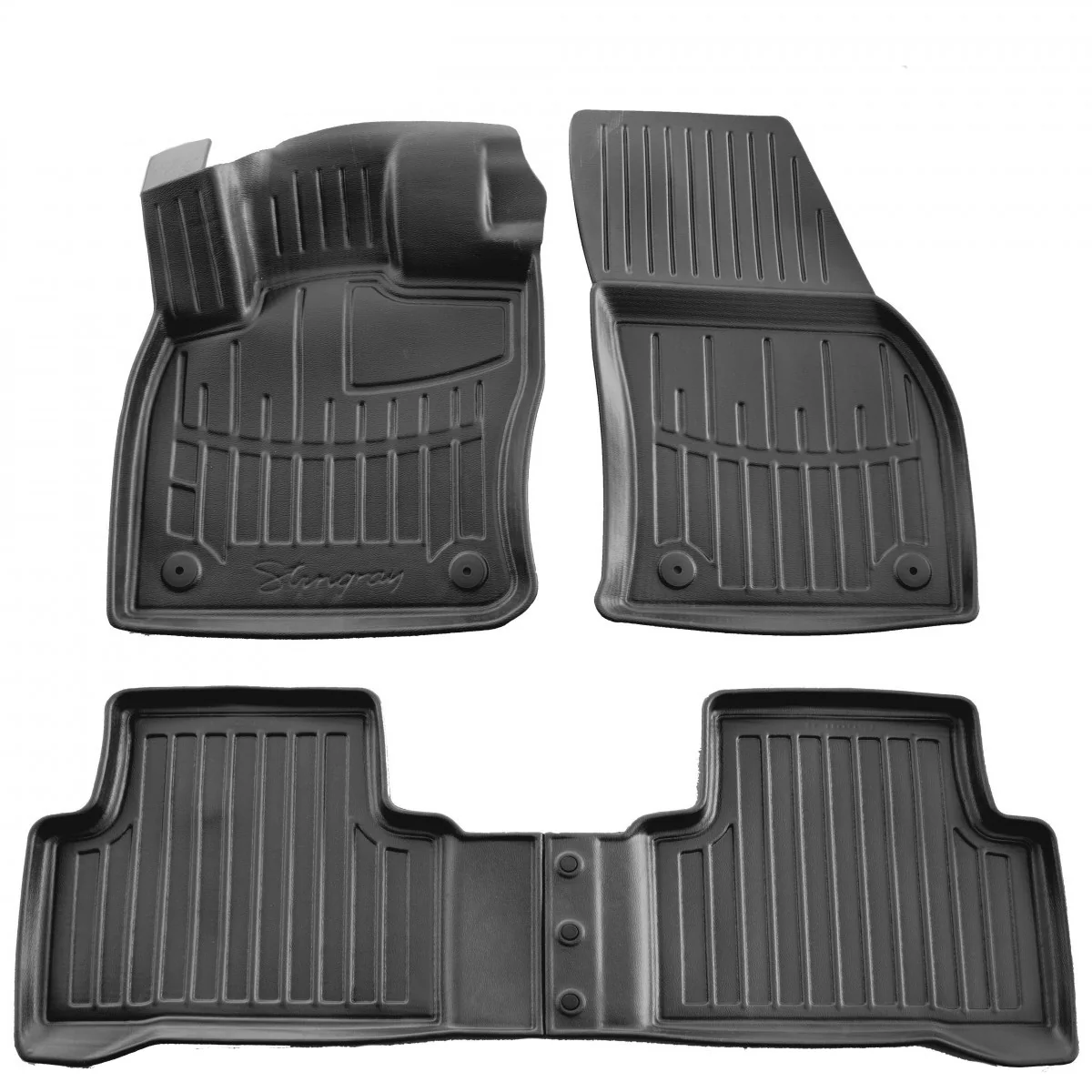 "Gummifußmatten Auto Set für VOLKSWAGEN Touran II (2015-...), 3D, passgenau image"