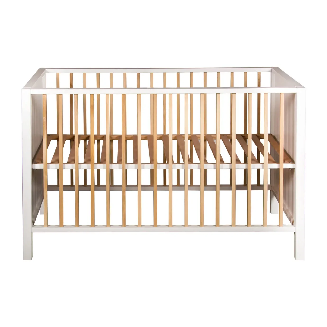 "Quax Babybett - Nordic 120 x 60 cm, Farbe: Stone Weiß Naturel image"