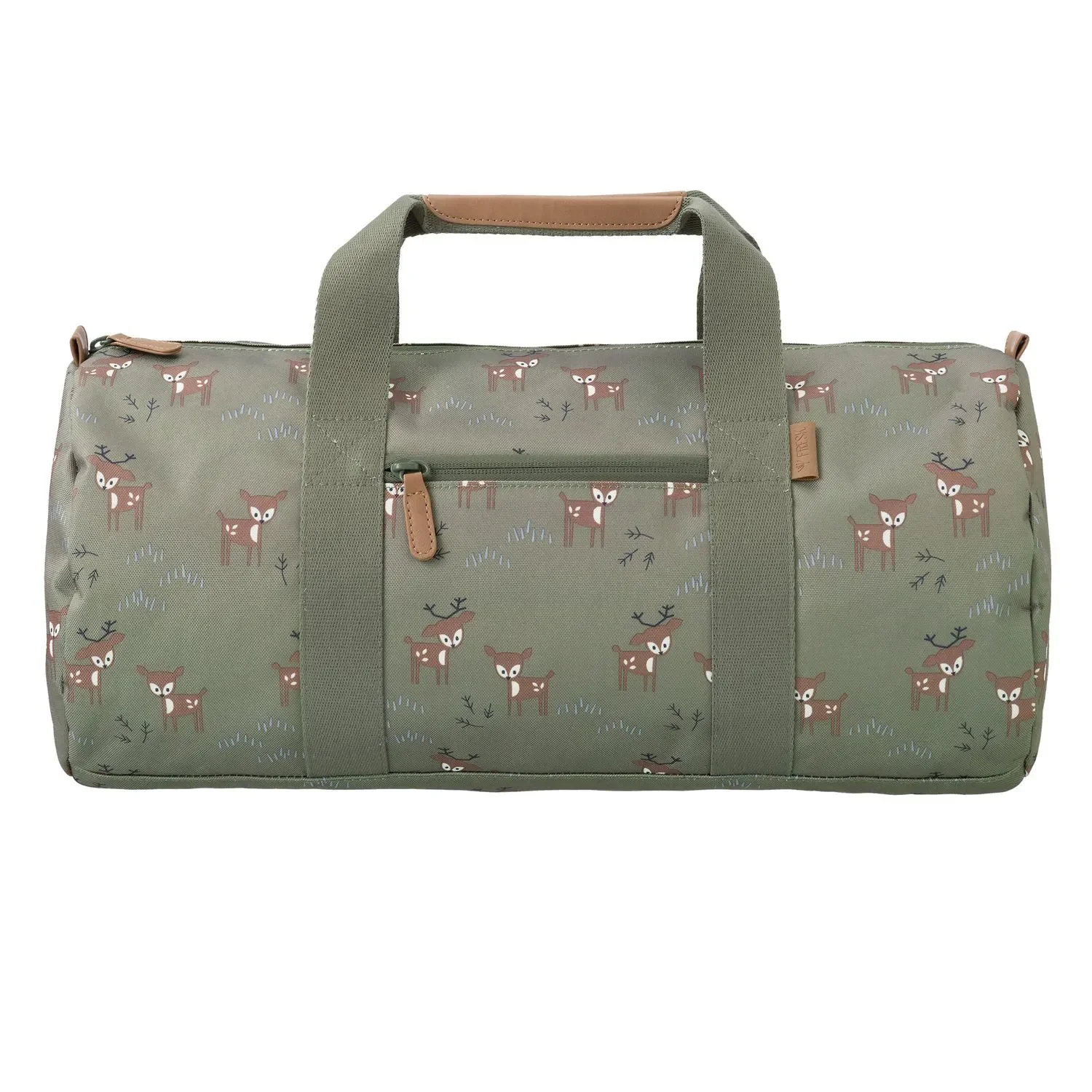 "Fresk Reisetasche, Weekender Tasche, kleine, 42x21,5x21,5 cm, Farbe: Hirsch oliv image"