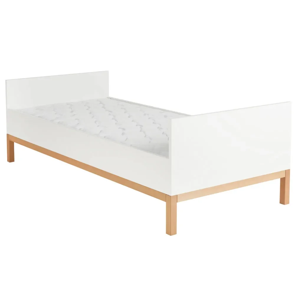 "Quax Indigo Kinderbett 90 x 200 cm weiss image"