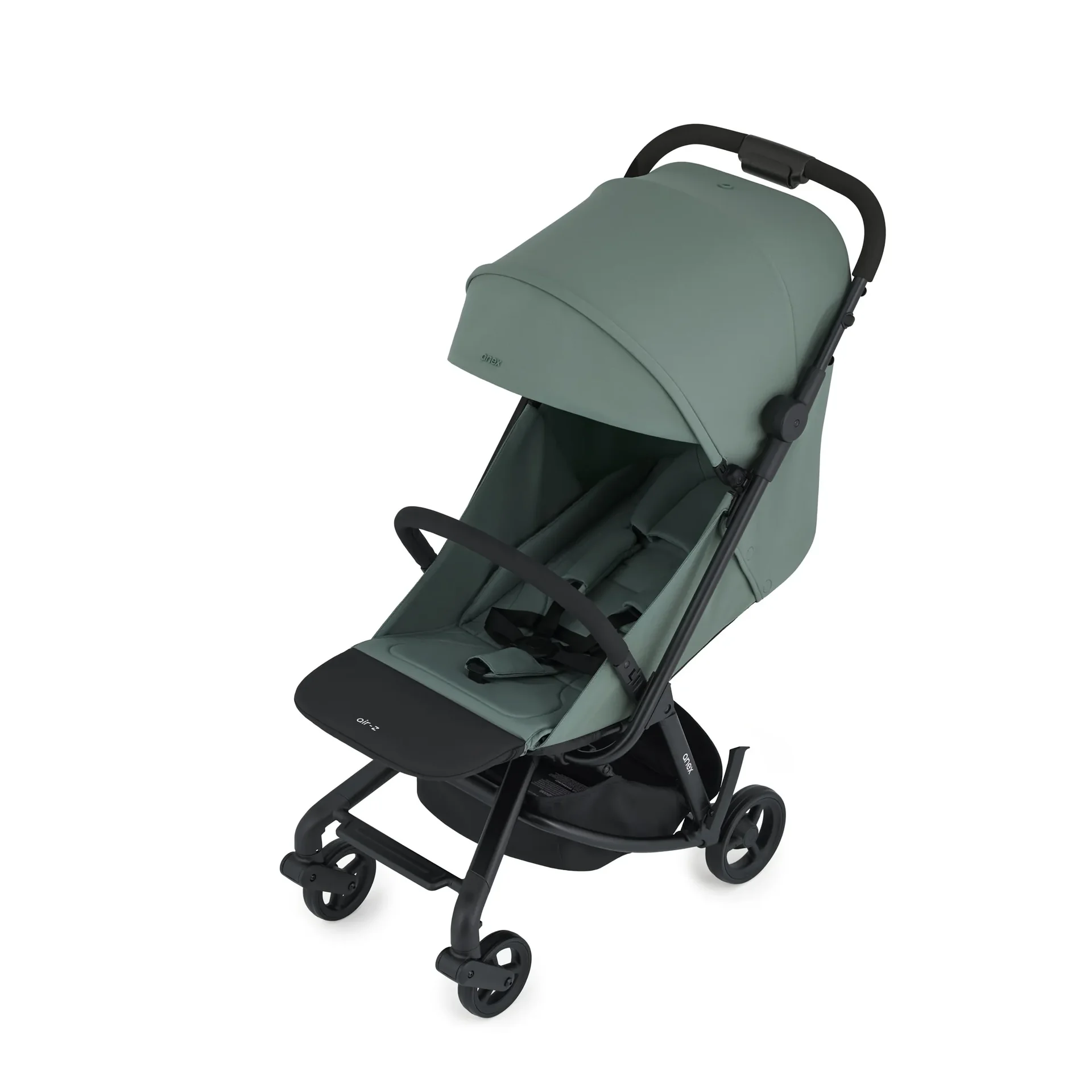 Kinderwagen Anex Air-Z faltbar in Mint, Aluminiumrahmen, All-Terrain-Räder, Einhand-Faltsystem
