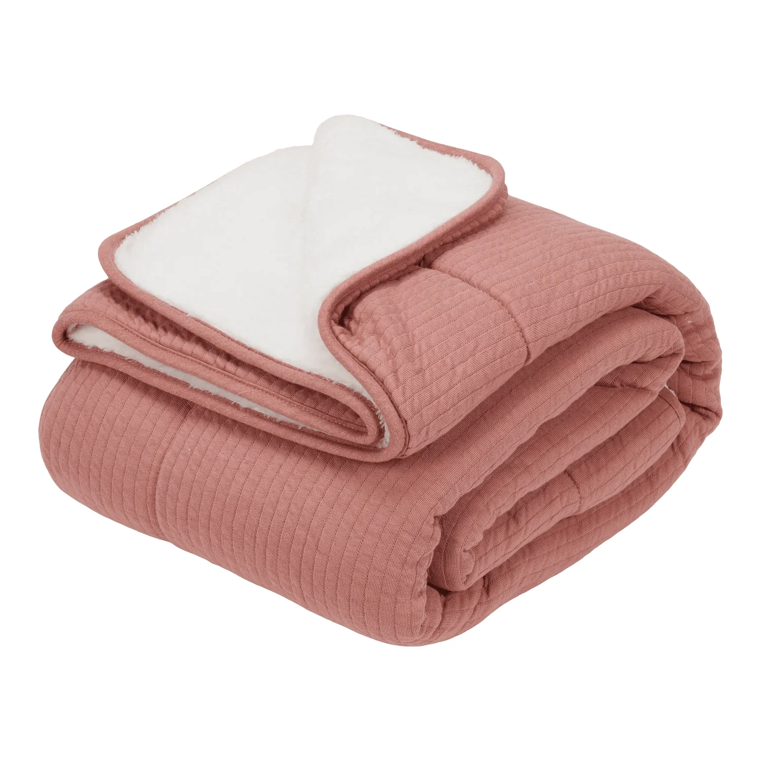"Little Dutch Wiegedecke - Pure, Farbe: Pink blush image"
