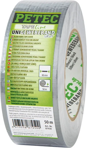 "Uni-Gewebeband silber, 48 x 50 mm image"
