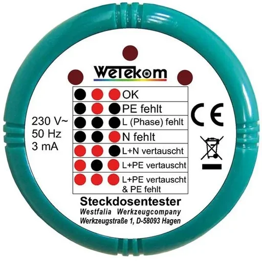 Steckdosenprüfer