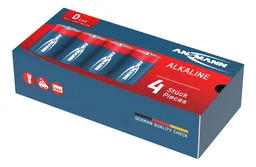 Alkaline D Batteries - 4 Pack