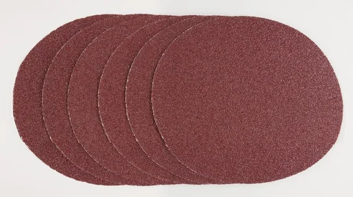 "Schleifpapier K80, Durchmesser 125 mm, selbstklebend, 6 Stück image"