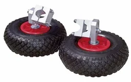 Stützräder Anbausatz für Schubkarren, 2er Set