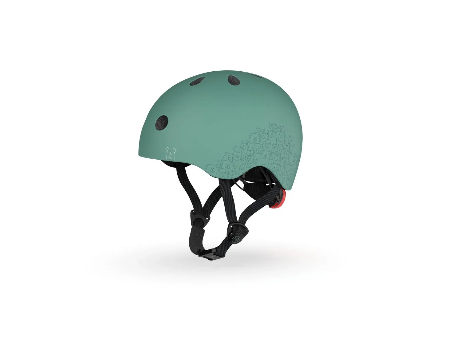 "Scoot & Ride Reflective Helm, Roller Helm XXS-S, Farbe: Forest image"