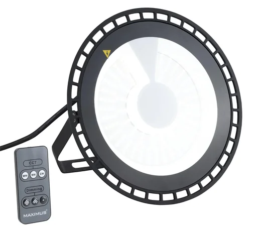 "LED-Hallenstrahler, 100 Watt, 11000 Lumen, Lichtfarbe wählbar, fernbedienbar image"
