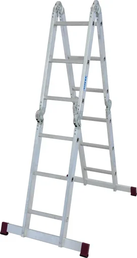 "CORDA Gelenk-UniversalLeiter 4x3 Sprossen + Plattform-Set image"