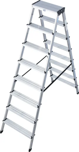"„DOPPLO“ STUFEN-DOPPELLEITER 2x8 STUFEN image"
