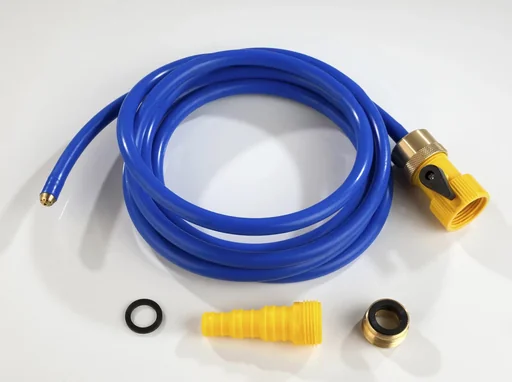 "Rohrfrei-Schlauch „Rohrfrei-Power“, mit Düse, 2,5 m, Blau/Gelb image"