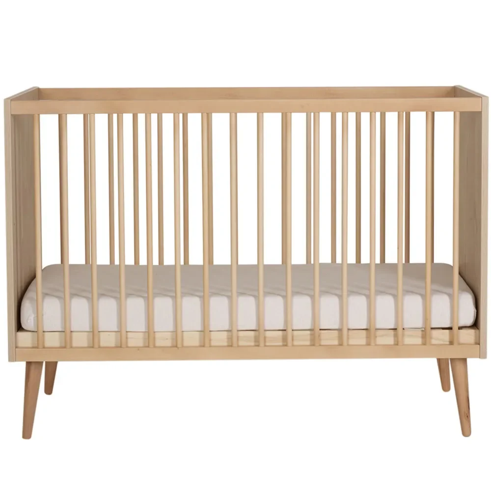 "Quax Cocoon Babybett Eiche natur Nachbildung 60 x 120 image"