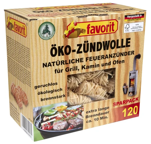 "Zündwolle, Feueranzünder, 120 Stück image"