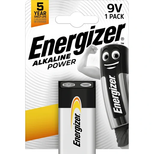 "Energizer Alkaline Power E-Block (9V) - 1er Blister image"