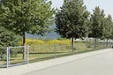 Doppelstabmattenzaun Komplettset, feuerverzinkt, Höhe 100 cm, Länge 22 m