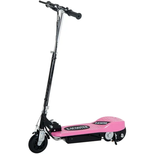 "E-Scooter Kinderroller Cityroller 120W klappbar Rosa image"