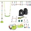 Kinder-Kletterset mit viel Zubehör mehrfarbig