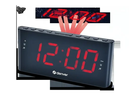 "UKW-Radio mit 180 Grad Zeitprojektion und 2 Weckzeiten image"