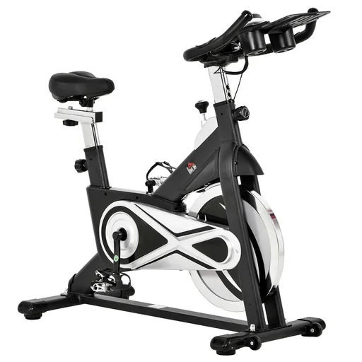 "Fahrradtrainer Indoor Heimtrainer mit 18KG Schwungrad Home Gym Cycling Bike Trainer Fitnessfahrrad Stufenlos Widerstand image"