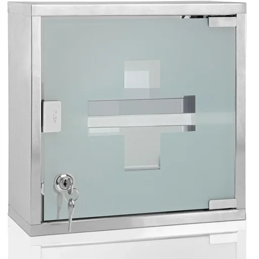 "Medizinschrank Erste Hilfe inkl. Schlüssel klein image"