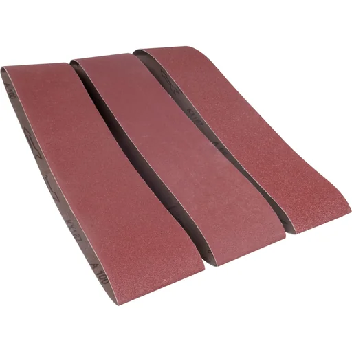 "BGA1058 Schleifbänder 915x100mm (P60, P100, P150). 3-Tlg image"