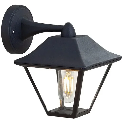 "VT-843 Klassische Wandleuchte - 1 Hell - Schwarz - IP44 image"
