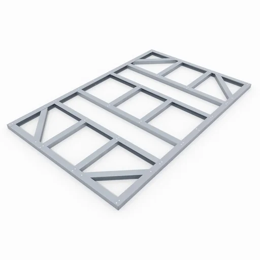 "Fundamentbodenrahmen 5x8 für Lean To 58 image"
