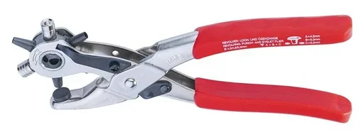 "Revolver Lochzange und Ösenzange incl. je 20 Ösen in A,B + C image"