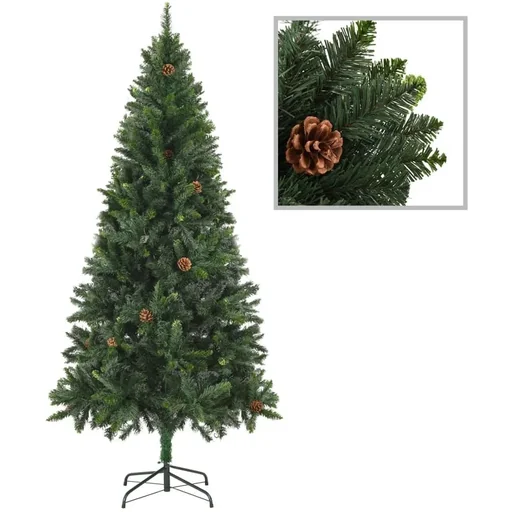 "Weihnachtsbaum mit Tannenzapfen 180 cm grün image"