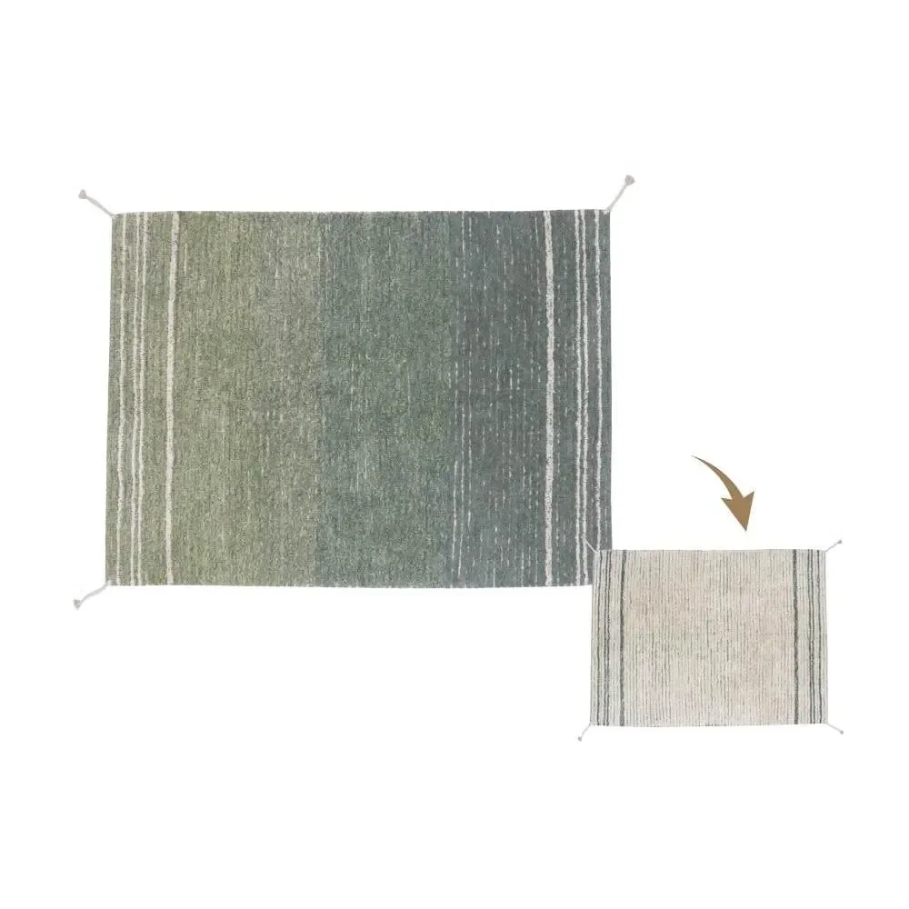 Lorena Canals waschbarer Wendeteppich Reversible Twin blau 170 x 240