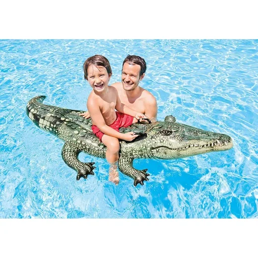 Aufblasbares Krokodil