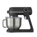 Küchenmaschine KM1800 Black E, Edelstahlschüssel 6 Liter