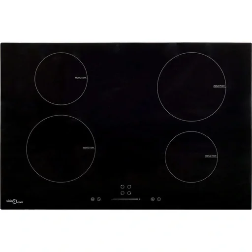 "Induktionskochfeld 4 Zonen Touch Control 7000 W 77 cm Glas image"